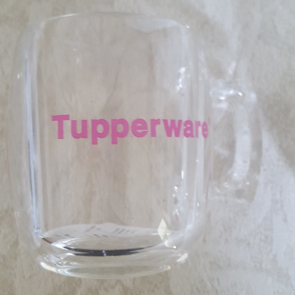 Tupperware Clear Acrylic Mug Set